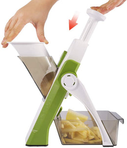 Edelstahl Gemüseschneider | Mulifunktions-Küchenschneidegerät